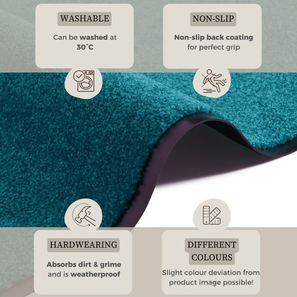 Turkizna preproga Hanse Home Wash & Clean, 39 x 58 cm-image-2