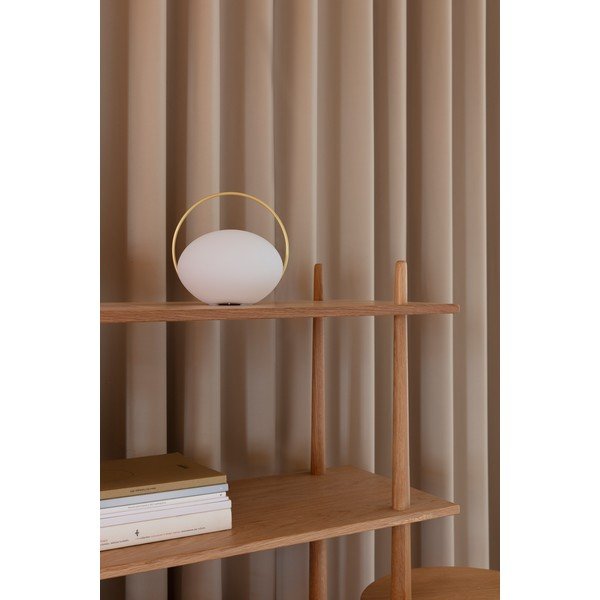 Bela LED zatemnitvena namizna svetilka (višina 19 cm) Orbit – UMAGE-image-1