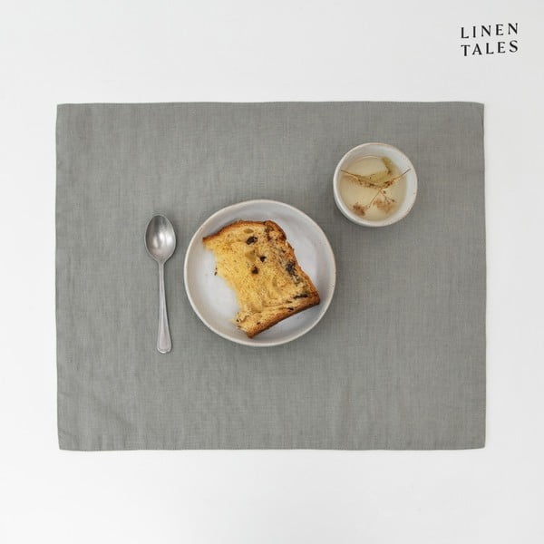 Tekstilni pogrinjek 35x45 cm Khaki- Linen Tales-image-1