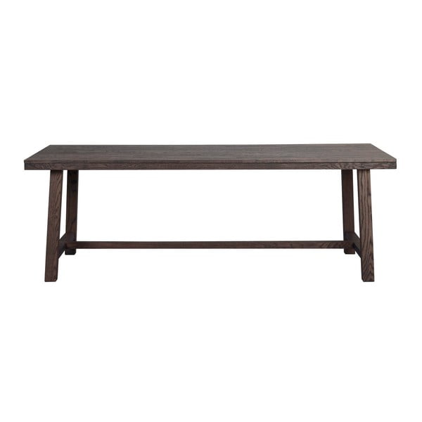 Temno rjava hrastova jedilna miza Rowico Brooklyn, 220 x 95 cm-image-4