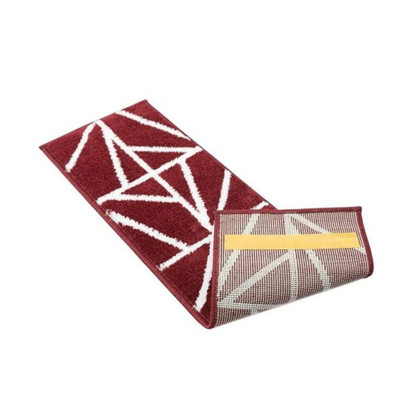 Rdeči komplet preprog za stopnice 13 ks 22x73 cm Striped – Mila Home