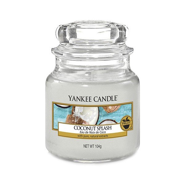 Dišeča sveča Yankee Candle Coconut Refreshment, čas gorenja 25 - 40 ur