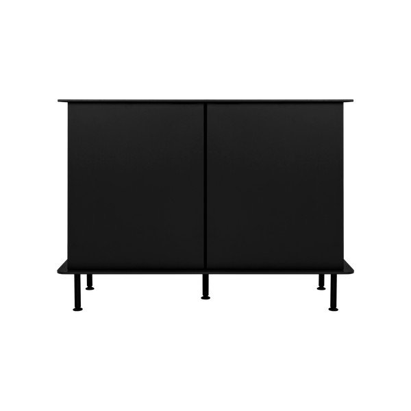 Črna komoda z luknjo za kable 120x88x50 cm Suumo – noo.ma-image-2