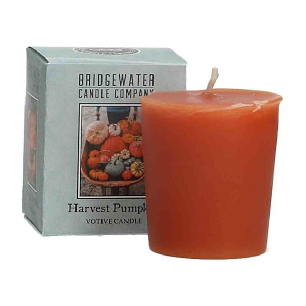Sveča z vonjem po bučah Bridgewater Candle Company Harvest Pumpkin, čas gorenja 15 ur