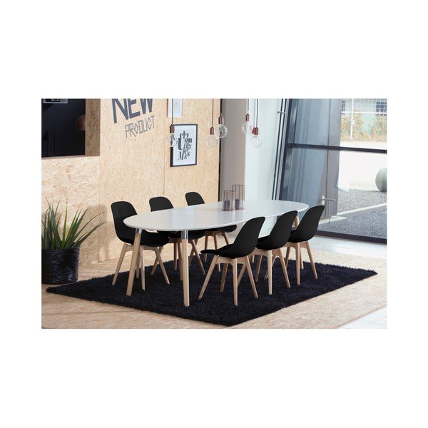 Komplet 2 črnih jedilnih stolov Actona Scramble Dining Set-image-2