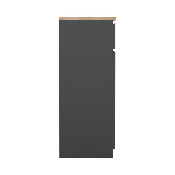 Temno siva komoda 80x100x40 cm Naia – Tvilum-image-4