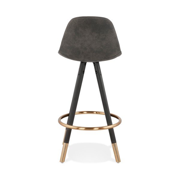 Siv barski stol Kokoon Bruce Mini, višina sedeža 65 cm-image-4