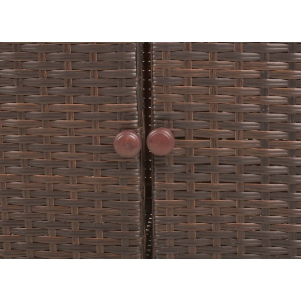 Vrtna mizica iz umetnega ratana 90x50 cm Padua – Garden Pleasure-image-3