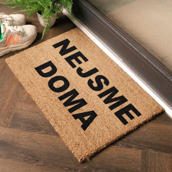 Predpražnik iz kokosovih vlaken 40x60 cm Nejsme Doma – Artsy Doormats-image-1
