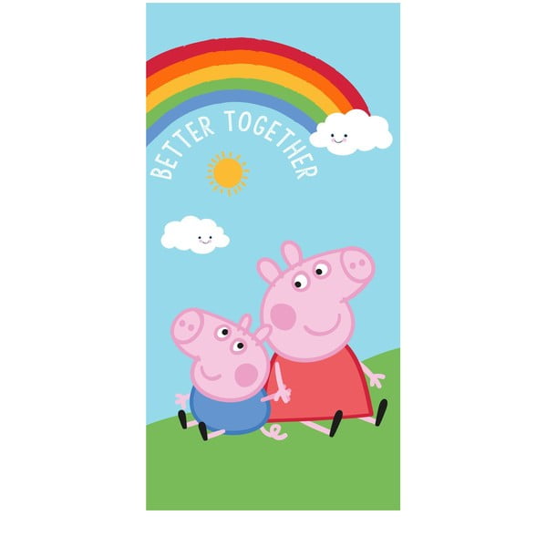 Bombažna otroška brisača 70x140 cm Peppa Pig – Jerry Fabrics