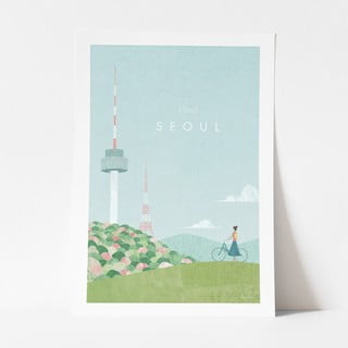 Plakat Travelposter Seoul, 30 x 40 cm