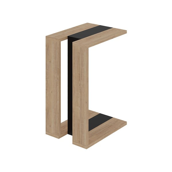 Stranska mizica v hrastovem dekorju 40x30 cm Macha – Marckeric-image-2