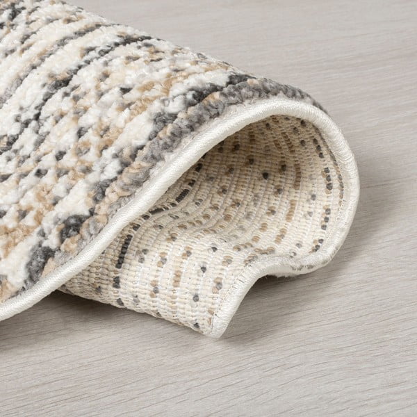 Bež okrogla preproga 140x140 cm Camino – Flair Rugs-image-2