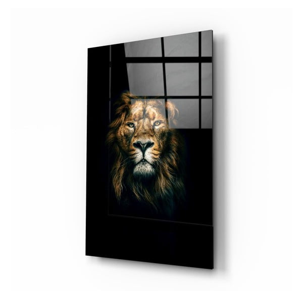 Steklena slika Insigne Lion, 70 x 110 cm