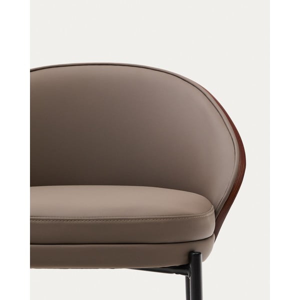 Rjav barski stol (višina sedeža 65 cm) Eamy – Kave Home-image-3