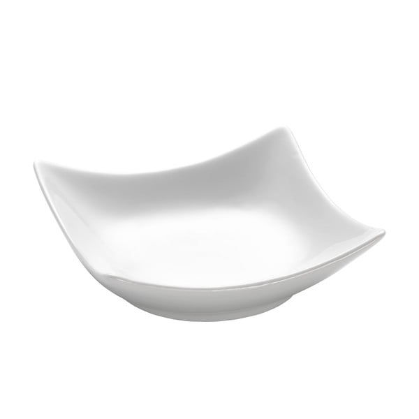 Bela porcelanasta skleda Maxwell & Williams Basic Wave, 10,5 x 10,5 cm