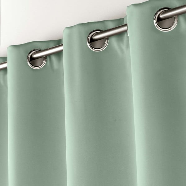 Svetlo zelena zatemnitvena zavesa 135x180 cm Occult – douceur d'intérieur-image-1