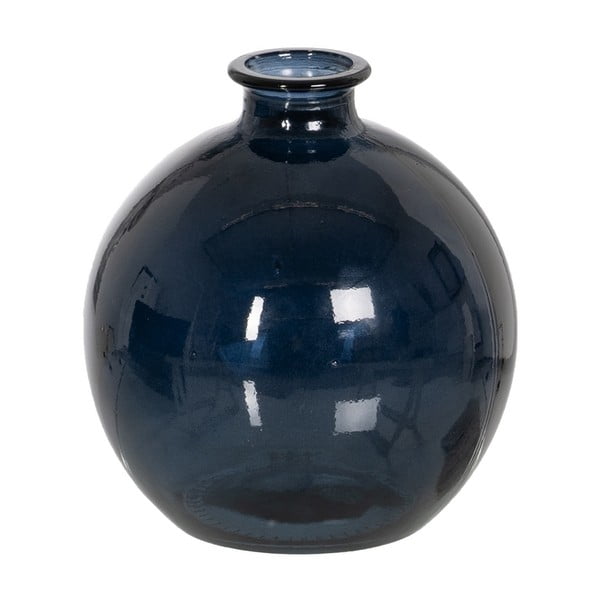Temno modra ročno izdelana vaza (višina 18 cm) – Ixia