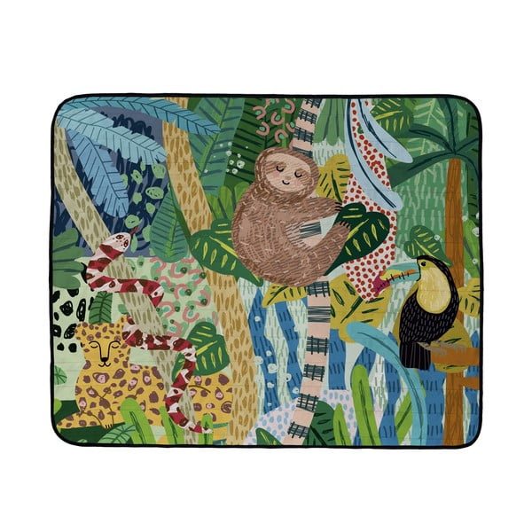 Odeja za piknik Butter Kings Colors In Jungle, 145 x 180 cm