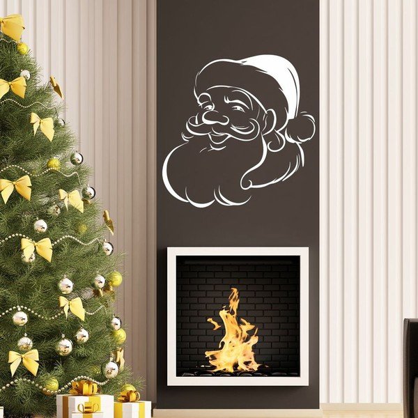 Nalepka White Santa Clause-image-1