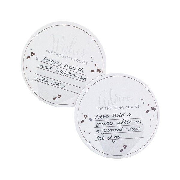 Podstavki za poročne goste s prostorom za sporočilo Busy B-image-2