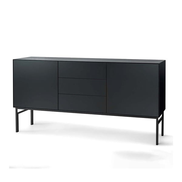 Črno kovinsko podnožje za omare 176x38 cm Edge by Hammel - Hammel Furniture-image-2