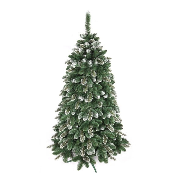 Umetno zasneženo borovo božično drevo, višina 150 cm