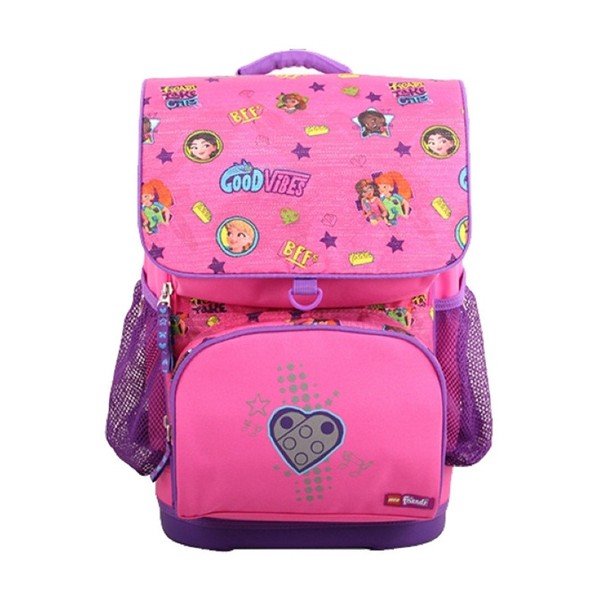 Roza šolska torba LEGO® Friends Good Vibes Optimo