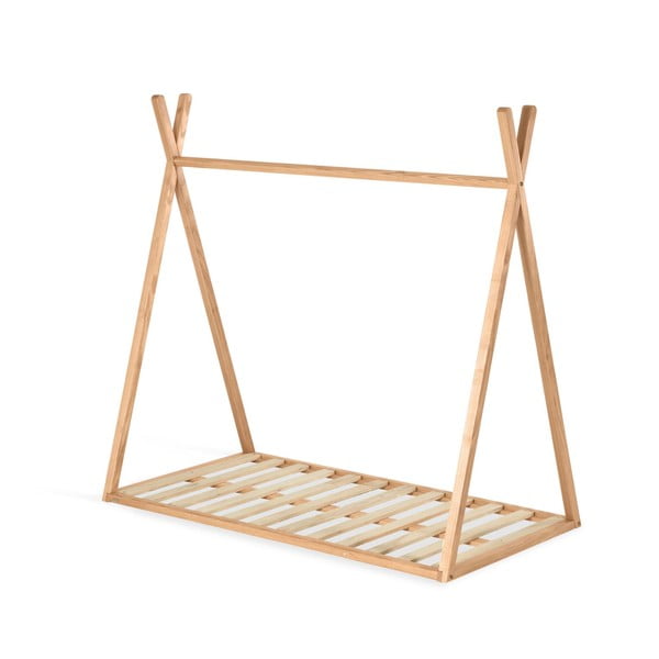 Otroška postelja v naravni barvi 70x140 cm Maralis Teepee – Kave Home-image-2