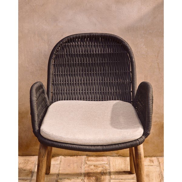 Temno siv vrtni stol Alipa – Kave Home-image-4