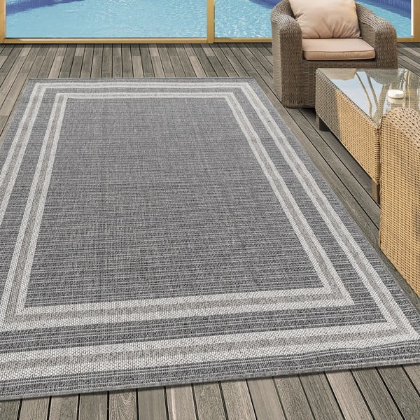 Siva zunanja preproga 120x170 cm Aruba – Ayyildiz Carpets-image-1