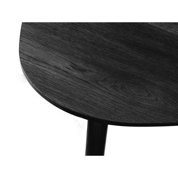 Črne mizice v kompletu 2 ks 70x100 cm Adda – Unique Furniture-image-3