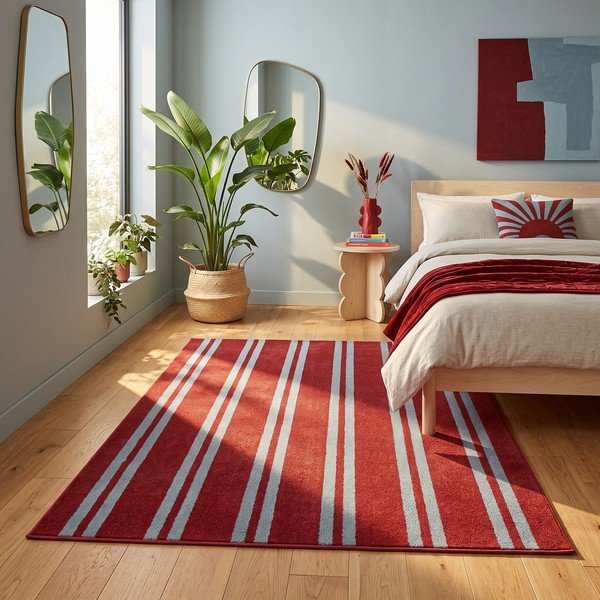 Rdeča/modra preproga 160x230 cm Riviera – ESTE-image-4