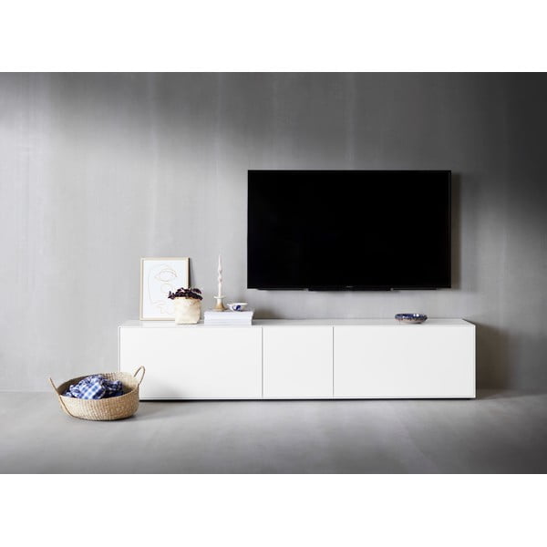 Bela TV mizica 225,8x49,2 cm Edge by Hammel - Hammel Furniture-image-1