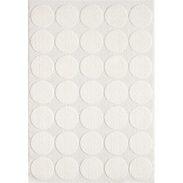 Kremno bela preproga 120x170 cm Bubble – ESTE