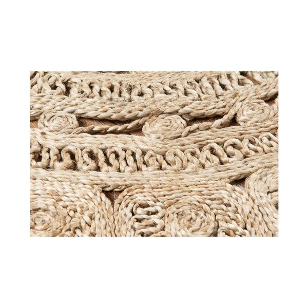 Rjava preproga iz jute Rustical Dream, Ø 120 cm-image-2