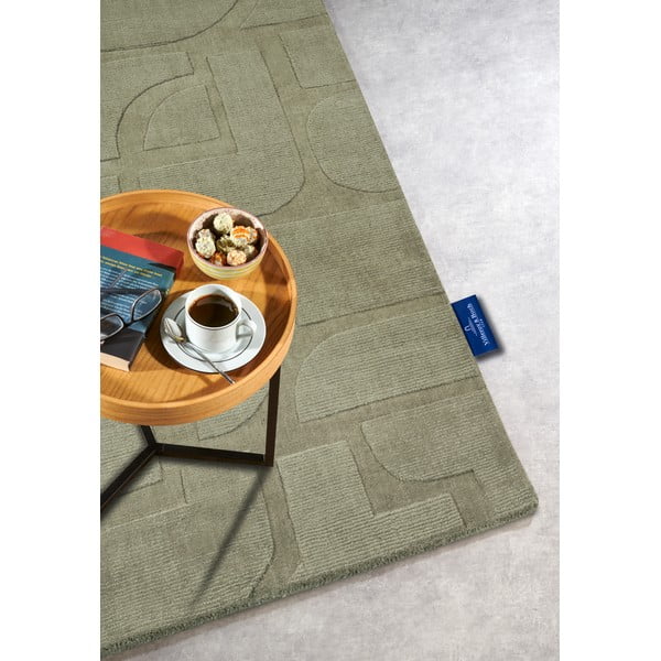 Zelena ročno tkana volnena preproga 80x150 cm Alexis – Villeroy&Boch-image-2