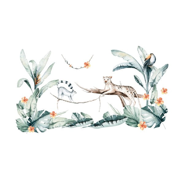 Dekorativne stenske nalepke Ambiance Tropical-image-1