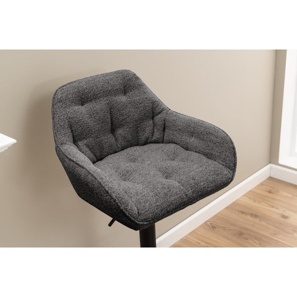 Temno sivi vrtljivi barski stoli v kompletu 2 ks 109 cm Brooke – Actona-image-2