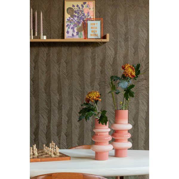 Rožnata železena vaza (višina 30 cm) Grato – PT LIVING-image-1