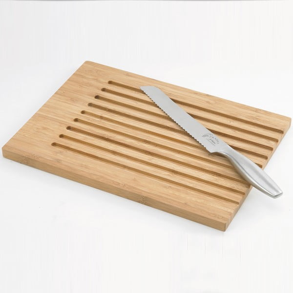Nož in deska za kruh Jean Dubost Bamboo