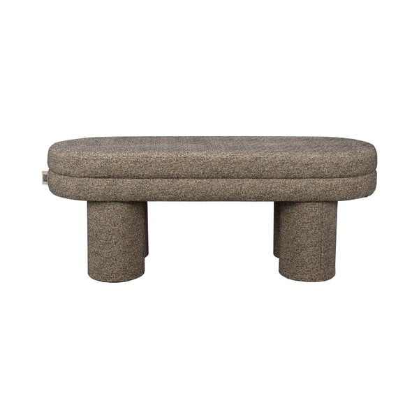 Rjava klop iz tkanine bouclé Fern – Dutchbone