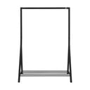 Črno kovinsko stojalo za oblačila Brent - Actona