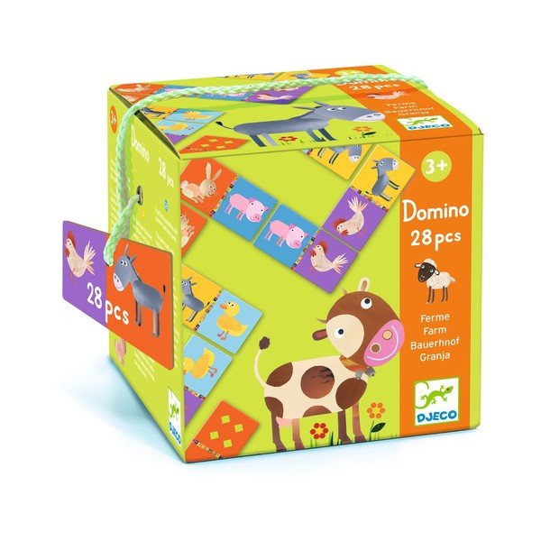 Otroško domino Djeco Farm-image-1