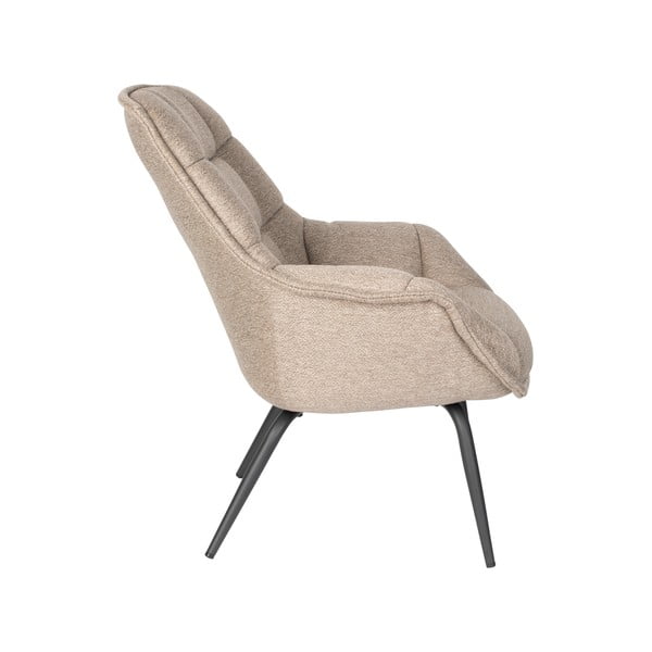 Bež fotelj Comfortable – White Label-image-3