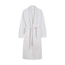Bel bombažen kopalni plašč velikosti XS/S Terry – HIP