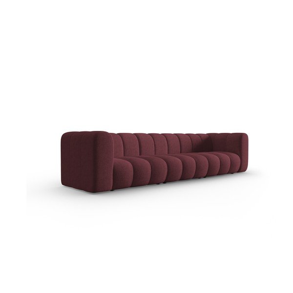 Bordo rdeča sedežna garnitura 318 cm Lupine – Micadoni Home-image-2