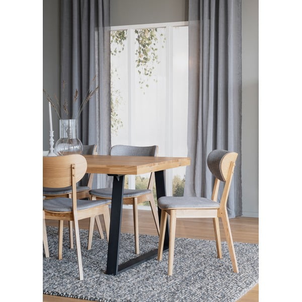 Sivi jedilni stoli v kompletu 2 kos Kato - Rowico-image-4