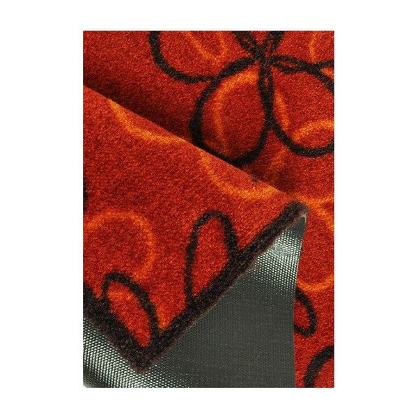 Podloga za vrata Zala Living Floral Red, 67 x 180 cm-image-3