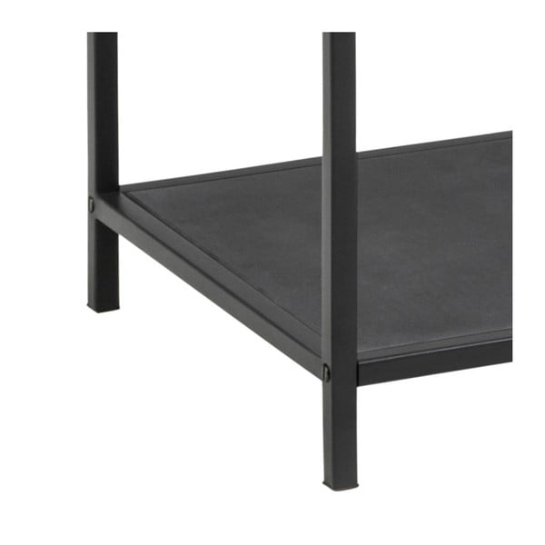 Črn steklen regal 35x120 cm Seaford – Actona-image-3